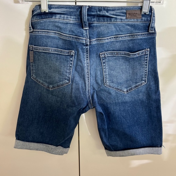 Paige Denim Jax Knee Jean Shorts - Picture 2 of 12